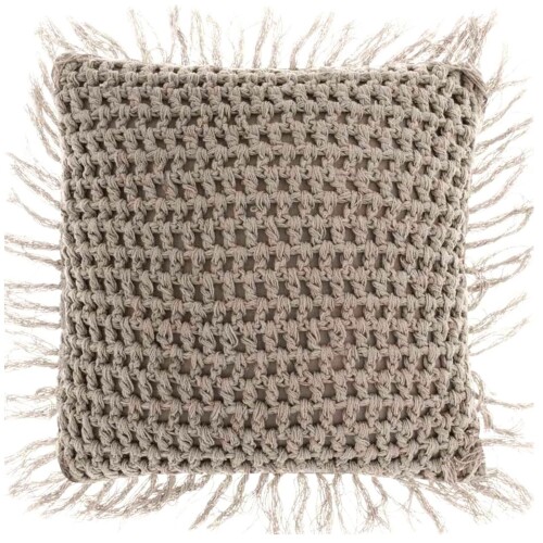 Kissen -Tuffy- Baumwolle 45cm grau