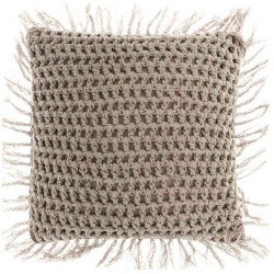 Kissen -Tuffy- Baumwolle 45cm grau