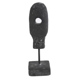 Skulptur -Moroa- Zement 23cm anthrazit