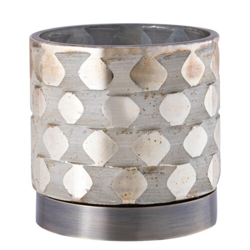 Teelichthalter -Landyne- Glas 10cm gold
