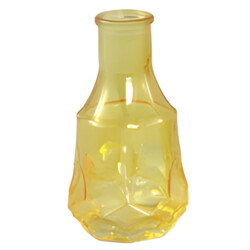 Vase -Losana- Glas 12x7cm gelb