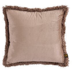 Kissen -Nous- Polyester 45x45cm taupe