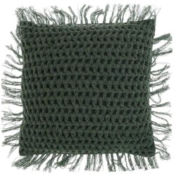 Kissen -Tufo- Baumwolle 45cm grün