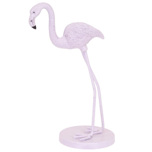 Flamingo Dekofigur Polyresin 19cm lila