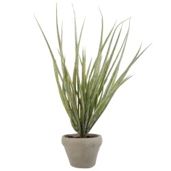Kunstpflanze Gras Topf 36cm grün