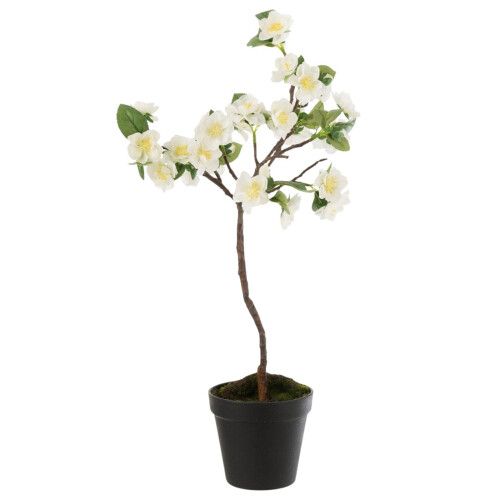 Kunstpflanze -Blüte- 52cm weiss
