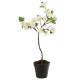 Kunstpflanze -Blüte- 52cm weiss