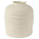 Vase -Chapo- Steingut 25x21cm weiss