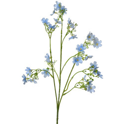 Kunstblume Blossom 67cm hellblau