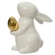Hase Porzellan 13x12cm weiss
