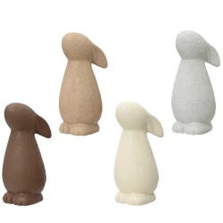 Hase 4ass Keramik 12cm mehrfarbig