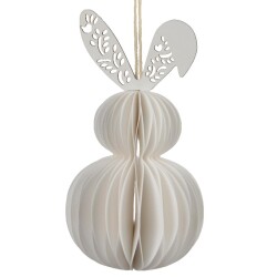 Hase Papier 38x20cm weiss