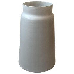 Vase -Atlas- Glas 30x19cm grau