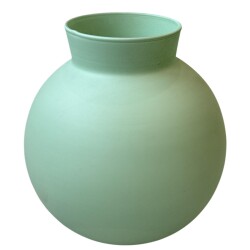 Vase -Hooper- Glas 19x19cm mint