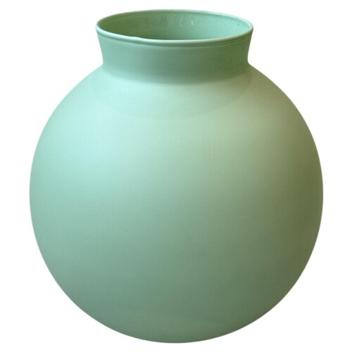 Vase -Hooper- Glas 22x22cm mint