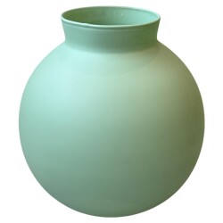 Vase -Hooper- Glas 22x22cm mint