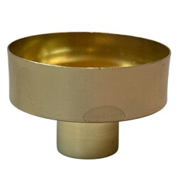 Kerzenhalter -Percy S- Metall 5x7cm gold