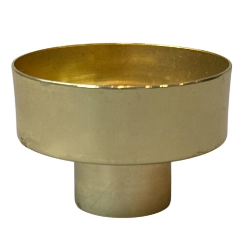Kerzenhalter -Percy M- Metall 5x7cm gold