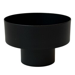 Kerzenhalter -Percy L- Metall 5x7cm schwarz