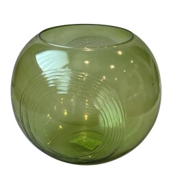 Vase -Janine- Glas 16x20cm grün