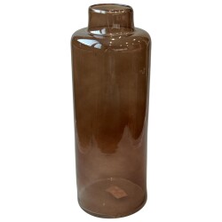 Vase -Willow- Glas 32x12cm braun