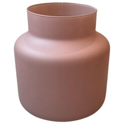 Vase -Gigi- Glas 20x19cm rosa