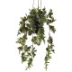 Kunstpflanze Hängend -Leaves- 50cm grün