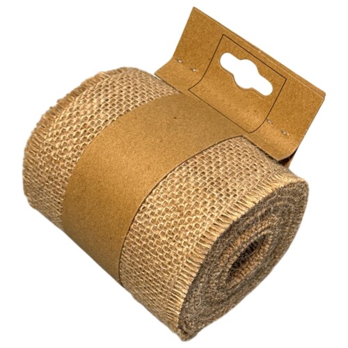 Dekoband Jute Natur 10 cm × 5 m