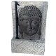 Brunnen Buddha Polyresin 40x28cm grau