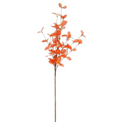 Kunstzweig -Eukalyptus- 74cm orange
