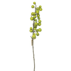 Kunstzweig -Apfel- 66cm grün