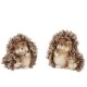 Igel Dekofigur 2ass Keramik 8x5cm braun
