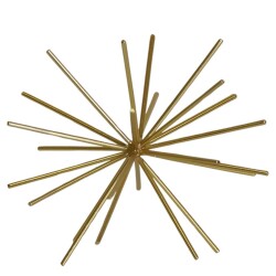 Stern Ornament Metall 15cm gold