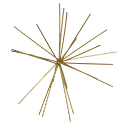 Stern Ornament Metall 25cm gold