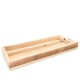 Tablett Senne Holz 38x16cm braun