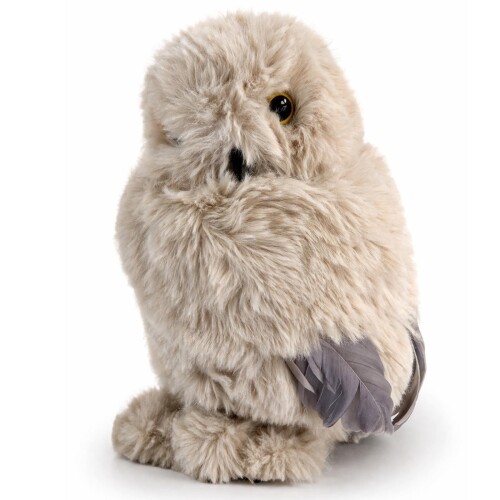 Eule Dekofigur Polyester 22cm grau