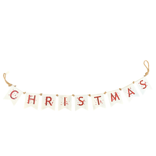 Girlande -Merry Christmas- Metall 3m