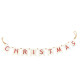 Girlande -Merry Christmas- Metall 3m
