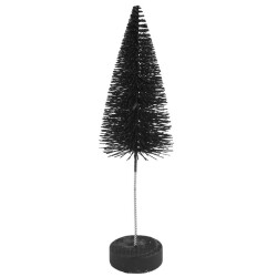Weihnachtsbaum Glitter 20cm schwarz