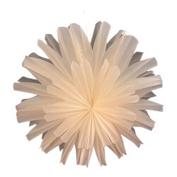 Flower Foldy Dekohänger Papier 50cm weiss
