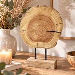 Deko Objekt 35x25cm natur
