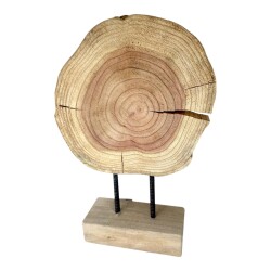 Deko Objekt 35x25cm natur