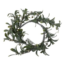Mistel Kunstblumen-Kranz 40cm  Grün