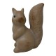 Eichhörnchen Keramik 14x10cm braun