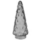 Weihnachtsbaum Glas 24x11cm grau