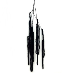 Spiral Deko Zweig 180cm schwarz