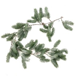 Tanne Deko Girlande Kunststoff 105cm grün