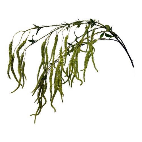 Amaranthus Kunstblume Zweig 126cm grün