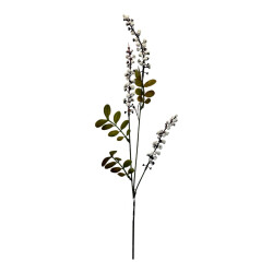 Beeren Kunstblume Zweig 70cm creme