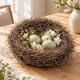 Nest Osterdeko Natur 10x30cm